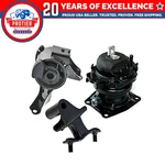 Fits 2006-2008 Honda Pilot 3.5L 2WD Front/front Motor & Rear Trans Mount 3PC. Fixed Price $108.81.