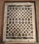 Signature Hardware Antique Style Wall Register 10X14 (12 15.5" Overall) Nickel. Fixed Price $79.99.