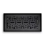 Modern Steel Floor Diffuser 4 X 10 In., Decorative Vent Cover Matte Black. Fixed Price $24.46.