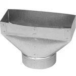 Galvanized Steel Register Boot. Fixed Price $24.95.