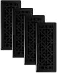 Decor Grates (4-PACK) AJH412-BLK Oriental Floor Register, 4X12 Inches. Fixed Price $39.99.
