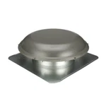 144 Sq. In. Weatherwood Galvanized Round Roof Louver Vent By Air. Fixed Price $81.09.