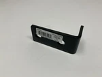 Hampton 3-1/2 In. X 1-1/2 W 3/16 D Black Steel Offset Leg Corner Bra. Fixed Price $19.99.