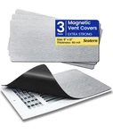 Magnetic Vent Covers, Extra Strong Magnets 8" 12" - 3PACK Brushed Silver. Fixed Price $15.00.