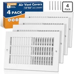 Air Vent Covers For Wall Ceiling, 10 X 6 Inch Duct Opening, Two-way. Fixed Price $23.99.