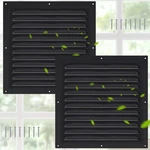 2 Pcs Aluminum Attic Vents 10" X Metal Gable Wall Inch, Black. Fixed Price $30.98.