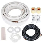 Findmall 50FT Air Conditioning Tubing Hose Extension 1/4" And Feet, White. Fixed Price $217.99.