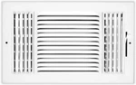 14" X 10" 3-WAY Air Supply Grille Vent Cover & Diffuser Flat Stamped Face White. Fixed Price $32.58.