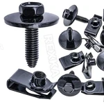 Rexka 10 Sets M6-1.0 25MM Hex Head Sems Fender Bumper Engine Hood Body Bolt.... Fixed Price $16.94.
