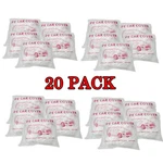 20 Pack Clear Plastic Temporary Universal Disposable Car Cover Rain Dust Garage. Fixed Price $91.11.