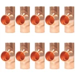 Appli Parts AP-T038B10 3/8IN Wrot Copper Tee Cxcxc Connections For Refrigeration. Fixed Price $16.20.