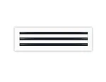 20X6 Modern Ac Vent Cover - Decorative White Air Standard Linear Slot Dif. Fixed Price $72.99.