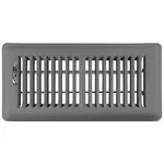 Shoemaker 4X10 Floor Register Storm Gray Heavy Duty Metal Vent Cover .... Fixed Price $30.13.