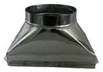 Imperial Galvanized Steel Register Box Straight Flange 14" 6" 8" Hvac. Fixed Price $10.95.