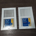 Nip Truaire 10 X 6 In. Powder Coat White Steel Return H170 #327150. Fixed Price $20.00.