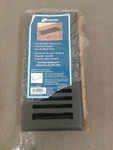 Accord Ventilation Brooklyn Black Steel Floor Register Duct Opening: 4-IN X 10". Fixed Price $7.73.