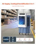 Evaporative Air Cooler, 3 Wind Speeds For Outdoor Indoor Use. Fixed Price $230.16.