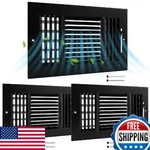 Zonon 3-PACK 6X10" Black Metal Hvac Air Ceiling Vent Covers Sidewall. Fixed Price $48.72.