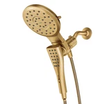 Moen 220C3BG 8-FUNCTION 7" Spray Head W/ Handshower Brushed Gold. Fixed Price $307.69.