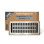 Empire Register Co, Decorative Air Vent Covers - 4X10 Inch, Modern Contempora.... Fixed Price $44.41.