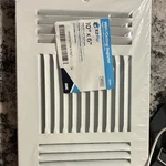 Ez-flo 10" X 6" White Powder-coated Steel Wall/ceiling Register Model 61614. Fixed Price $20.00.