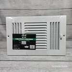 3-WAY Sidewall & Ceiling Register 10" X 6" White Steel Paintable 639-8600 Altus. Fixed Price $12.87.
