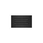 8X4 Modern Vent Cover - Decorative Black Aluminum Air Standard Line.... Fixed Price $54.57.