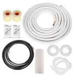 Mini Split Heat Pump Install Kit 1/4" & 3/8" Copper Line 25FT With Accessories. Fixed Price $64.91.