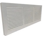 White Baseboard Return Grill With 7/8" Back (16" X Duct Opening/ 17.25". Fixed Price $34.93.
