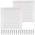 2PCS Attic Vents Gable Aluminum Wall Metal Shed With Screen M.... Fixed Price $24.84.