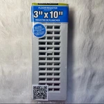 Decor Grates 3X10 Floor Register Frost Grey Vent Cover New. Fixed Price $14.99.