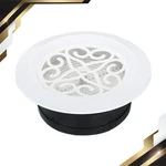 6" Round Air Vent Ceiling Diffuser Grill Covers Abs Louver Soffit Screen White. Fixed Price $18.71.