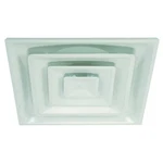 6 In Square 3 Cone Diffuser, White, 4MJV2. Fixed Price $68.79.