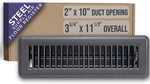 Fits 2X10 10X2 Duct Opening Floor Register With Louvered Design By Handua. Fixed Price $23.95.