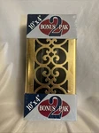 2-DECOR Emballage Prime Gates Brass Plated Vents X #KM-2SP410 Nip. Fixed Price $20.00.