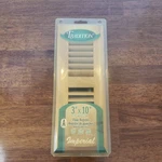 Imperial 3" X 10" Oak Louvered Hardwood Floor Register New Sealed. Fixed Price $20.98.