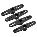 Meccanixity 4 Pcs Aluminum Servo Horn 25T 7.5MM 5/16", Black. Fixed Price $17.49.