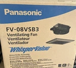 7 Pieces Panasonic FV-08VSB3 Bathroom Vent Fan Quiet Motor Whispervalue. Fixed Price $500.00.
