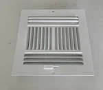 Zoro Select 4MJK9 Sidewall/ceiling Register, X 10, White. Fixed Price $16.99.