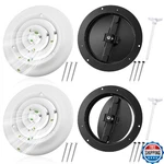 Therwen 2 Set 8 Inch Round Vent Cover Ceiling Diffuser Hvac Duct Repl. Fixed Price $90.02.
