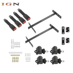 Universal Retractable Golf Cart Seat Belt Kit With Bracket For Yamaha Ezgo Club. Fixed Price $72.04.
