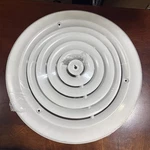 Hbw 10" Round Ceiling Diffuser White Powder Coated Outside Dimension Of 14". Fixed Price $29.95.