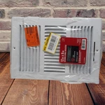 Everbilt 12" Inch X 8" Ceiling/wall Register White 3-WAY Air Deflection. Fixed Price $19.47.