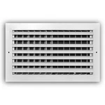 Everbilt 14 In. X 8 1-WAY Aluminum Adjustable Curved Blade Register. Fixed Price $24.95.