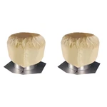 Qnboor Roof Vent Cover,turbine Pack 20''X20'' Off White,. Fixed Price $23.31.