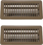 Rocky Mountain Goods 4" X 10" Floor Vents 2 Pack - Heavy Duty Walkable Reg. Fixed Price $24.96.