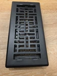 Decor Grate AJH410-BLK Oriental Floor Register 4X10 Inch Textured Black Lot Of 6. Fixed Price $34.99.