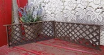 2 Flat Cast Iron Grates Fretwork Vent Cover Air Return Architectural Salvage A16. Fixed Price $88.00.