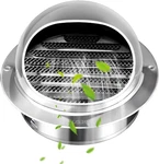 Inch Wall Air Vent Cover, Thicken 304 Stainless Steel Round Extractor. Fixed Price $28.36.