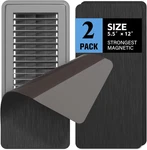 Pack High Strength Magnetic Vent Covers 5.5" X 12" Metallic Stronger Ai. Fixed Price $11.82.